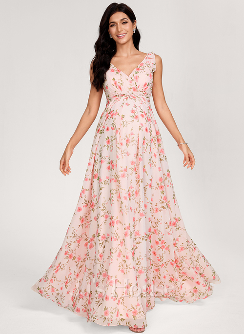 white christmas dresses Deep Purple Lace Chiffon Beach Bridesmaid Dresses Maternity Bridesmaid  Dresses ARD2465 main image 1