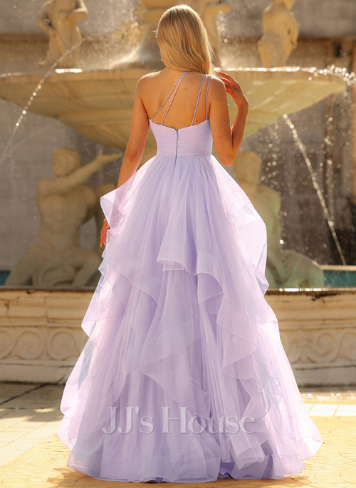 Enza One Shoulder Tulle Prom Dress | JJ's House Enza One Shoulder Tulle Prom Dress | JJ's House
