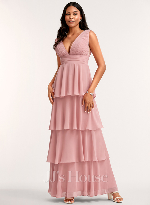 Alonette A-line Chiffon Bridesmaid Dress | JJ's House
