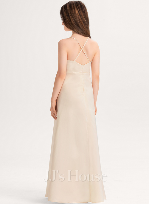 Amara A-line Satin Junior Bridesmaid Dress | JJ's House Amara A-line Satin Junior Bridesmaid Dress | JJ's House