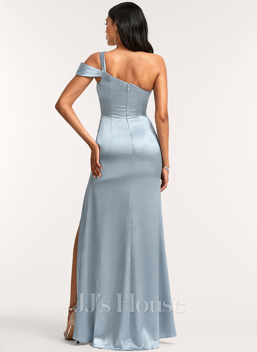 hebeos bridesmaid dresses Lady Black Tie - Traci Gown - Metallic Satin Corset Dress main image 1