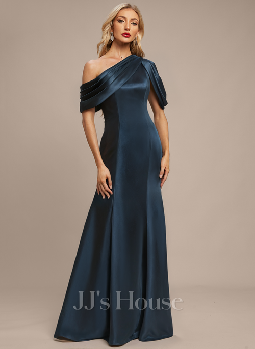 long chiffon evening dress Long Formal Ruffle Sleeve Chiffon Evening Dress