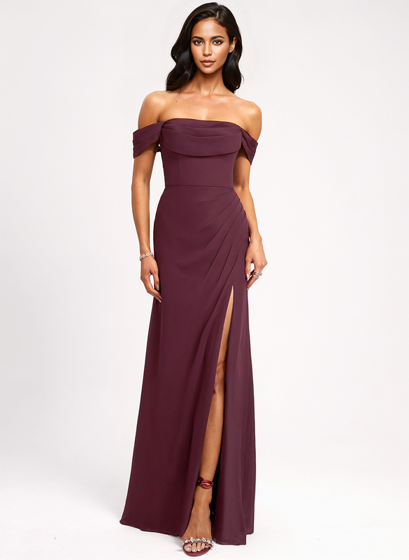 Elegant Evening Gowns With Sleeves JJs House Dresses Jjs House Rich  Burgundy Dress Poshmark