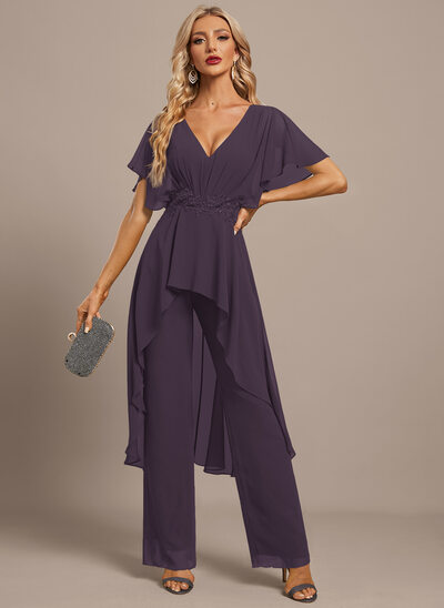 Combinaison maxi avec surjupe en mousseline