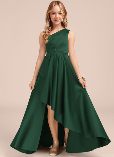 satin emerald green short dress Emerald green short satin dress