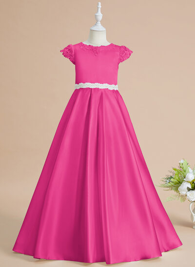 Ball-Gown/Princess Bow Lace Dress