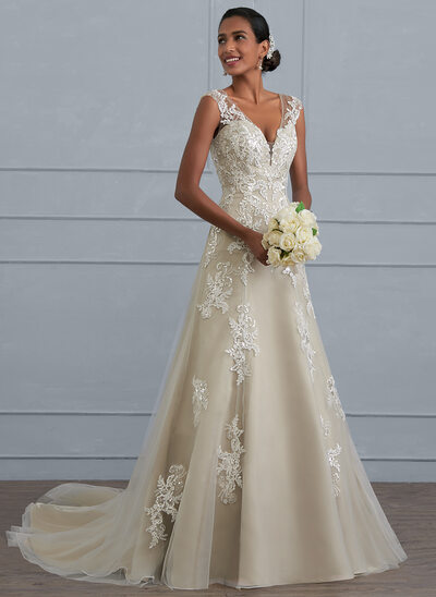 A Line Wedding Dresses | JJ's House