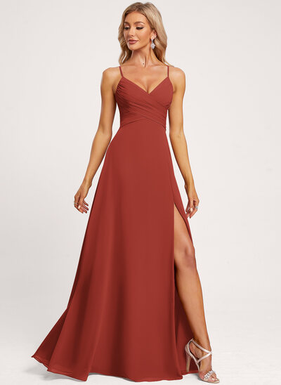 vermillion bridesmaid dresses SCOVILLE DRESS RED VERMILLION main image 0