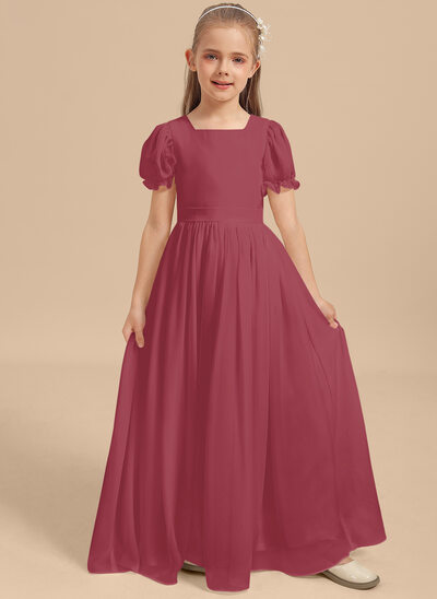A-line Chiffon Dress