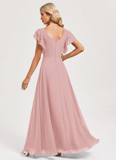 blue dress for baby girl Cheap Long Blush Pink Bridesmaid Dresses Convertible Maxi Dress ARD1913 main image 1