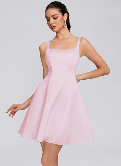 Square Satin Dress