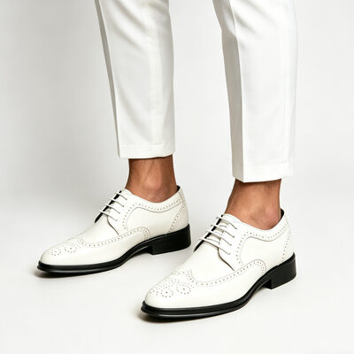 Men's Dress Shoes Derbies Wedding Faux Leather Shoes