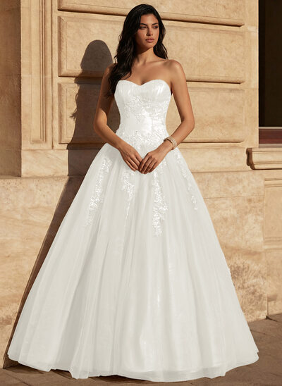 spongebob dress A Line Strapless White Satin Long Prom Dresses, Long Satin White Strap –  morievent main image 1