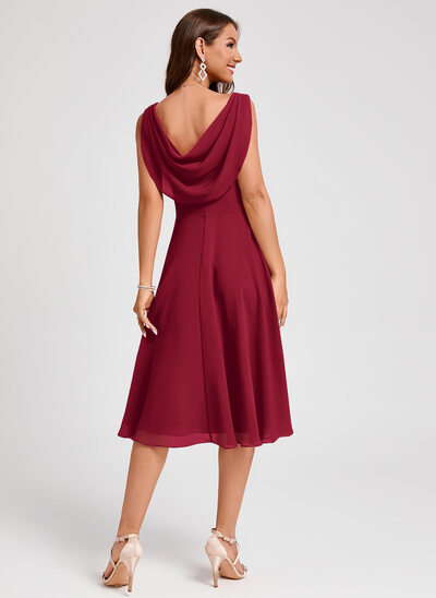 white christmas dresses ELENI MIDI DRESS - BURGUNDY